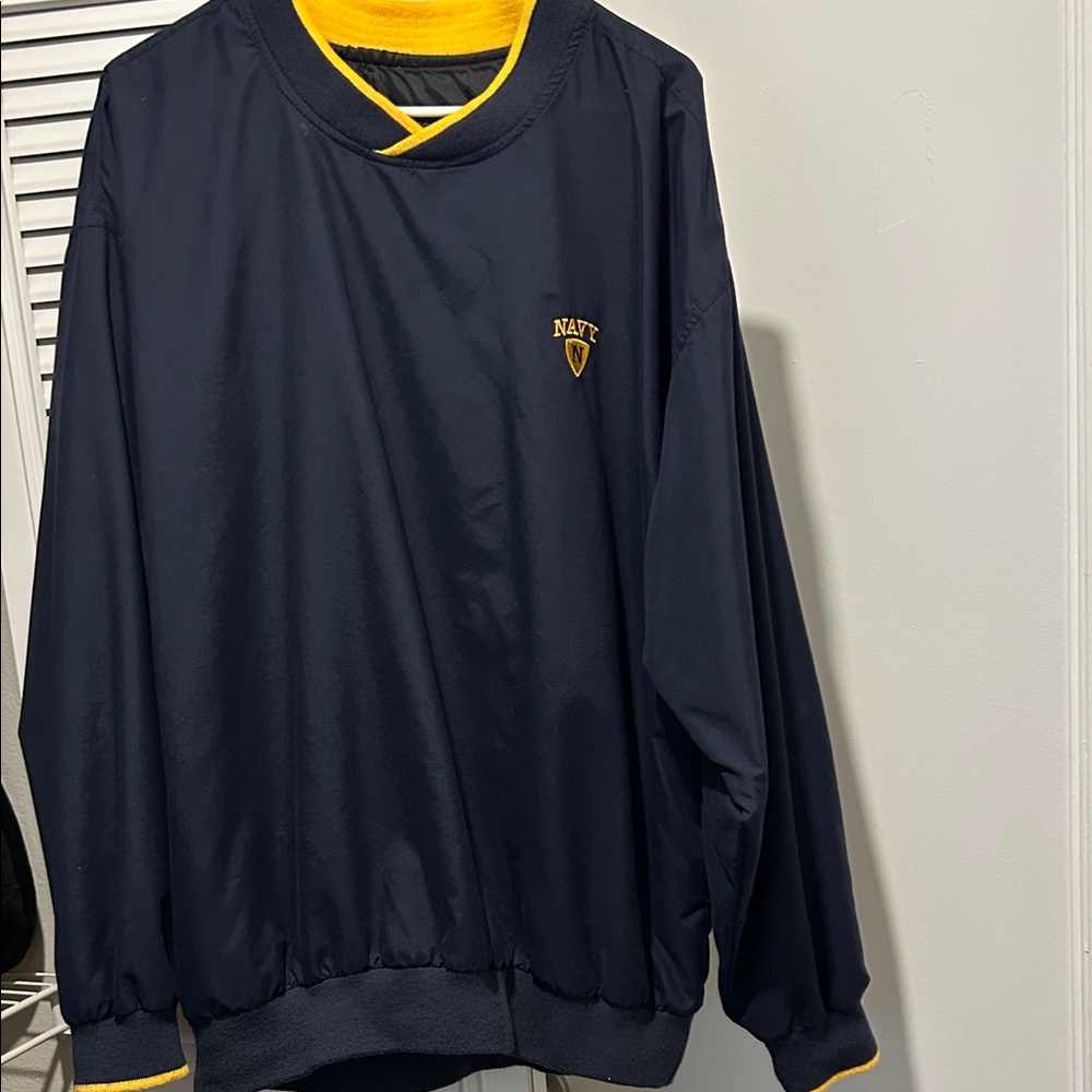 Navy sweater